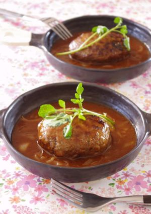 我が家の煮込みハンバーグ-レシピのメイン写真