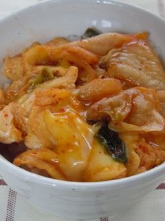 ☆トロ〜リ卵の卵キムチ丼☆-レシピのメイン写真