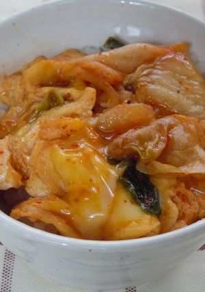 ☆トロ〜リ卵の卵キムチ丼☆-レシピのメイン写真