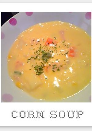 上新粉で☆とろ～りコーンスープ-レシピのメイン写真