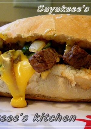♥牛もも肉♡チーズステーキＳＵＢ♥-レシピのメイン写真