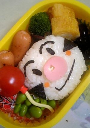 オイラ!!こむすびまん☆簡単キャラ弁-レシピのメイン写真