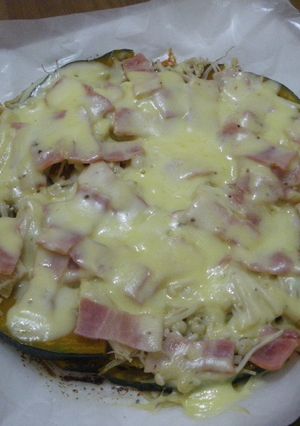 かぼちゃとえのきのチーズ焼き-レシピのメイン写真