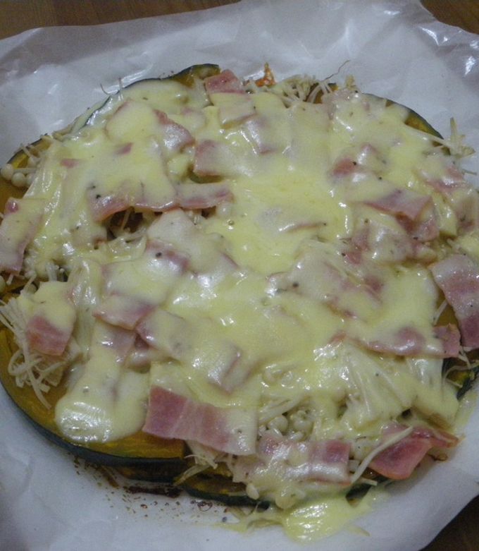 かぼちゃとえのきのチーズ焼き-レシピのメイン写真