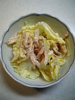 春キャベツと新たまねぎとささみの和え物-レシピのメイン写真