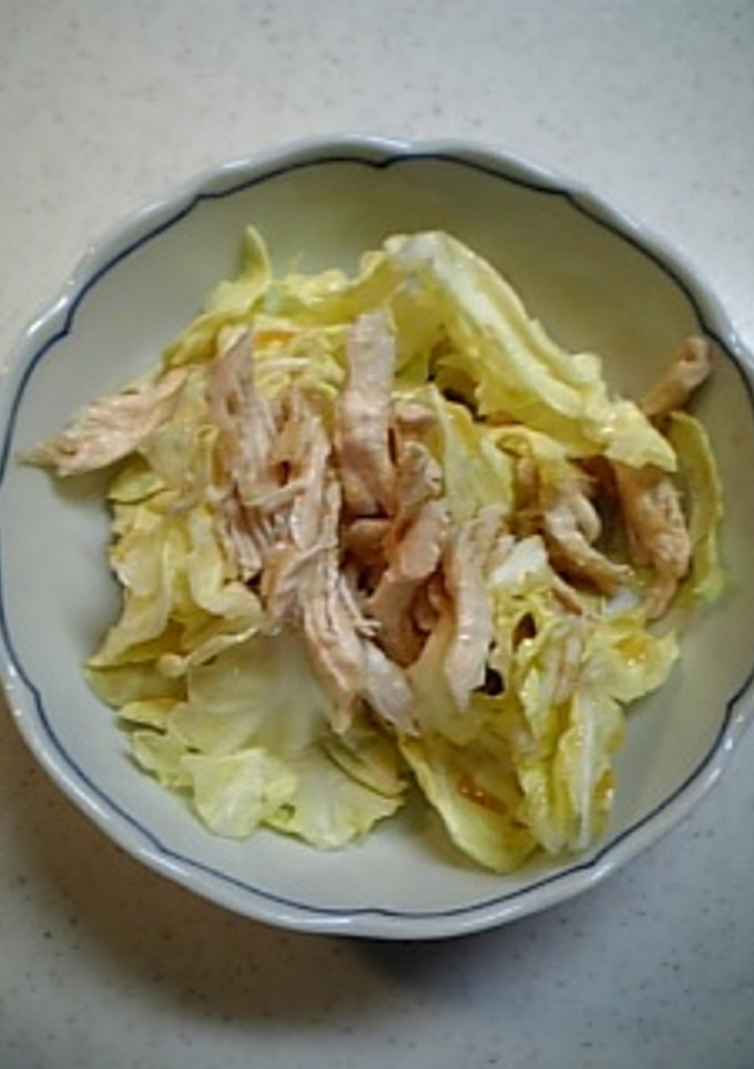 春キャベツと新たまねぎとささみの和え物-レシピのメイン写真