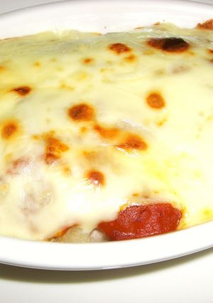 ミートソースでポテトグラタン-レシピのメイン写真