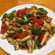 豚肉ときのこのオイスターソース炒め