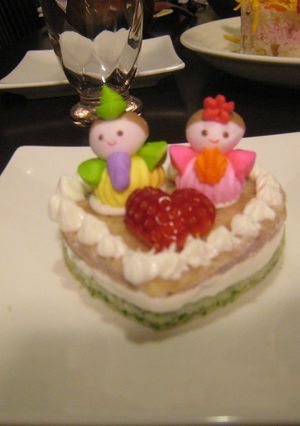 離乳食 ひなまつり菱餅ケーキ-レシピのメイン写真