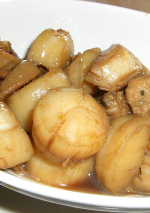 ホタテの煮物-レシピのメイン写真