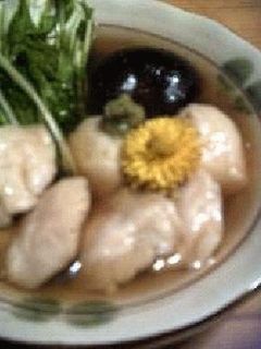 ささみ+水菜の治部煮-レシピのメイン写真