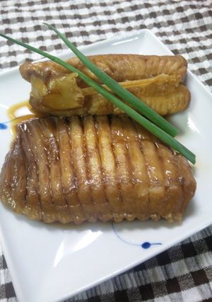 カスベの煮付け-レシピのメイン写真