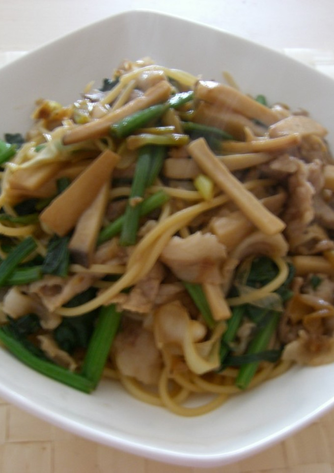 エリンギと豚肉の和風パスタ-レシピのメイン写真
