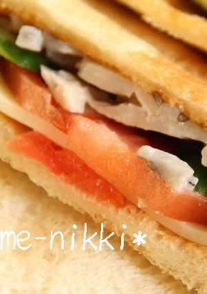 クラブサンド～しめじ＆れんこん～-レシピのメイン写真