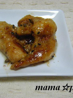 鶏皮の甘辛焼き-レシピのメイン写真