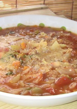 いつもの野菜スープ☆ミネストローネ風-レシピのメイン写真