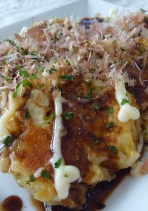 ☆簡単っ!残りご飯で♡お好み焼き風☆-レシピのメイン写真