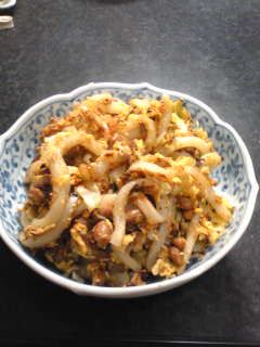 納豆焼きうどん-レシピのメイン写真