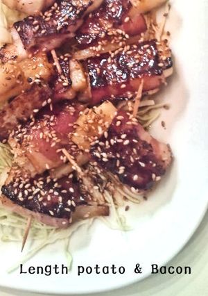 長芋のベーコン巻き照り焼き-レシピのメイン写真