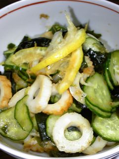 ワカメ、キュウリの和え物〜レモン風味-レシピのメイン写真