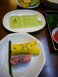鯉のぼり手巻き寿司 & こどもの日弁当-レシピのメイン写真