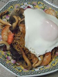 ホットプレートで焼きそば-レシピのメイン写真
