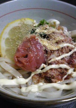 さっぱり梅マヨサラダうどん★-レシピのメイン写真