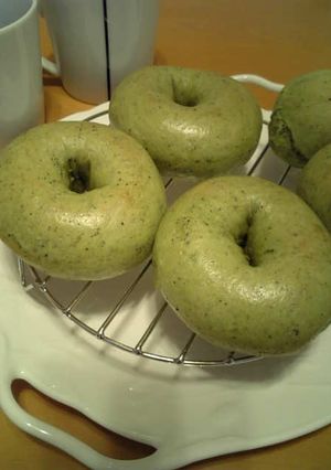 抹茶ベーグル-レシピのメイン写真