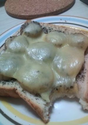 ゴマバナナチーズトースト-レシピのメイン写真