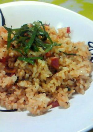 大葉のせ梅チャーハン-レシピのメイン写真