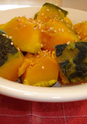 バタ～でうんまいかぼちゃの煮物☆-レシピのメイン写真