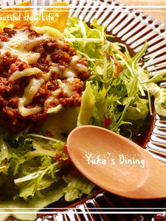 ミートソースDEタコライス-レシピのメイン写真