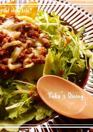 ミートソースＤＥタコライス-レシピのメイン写真