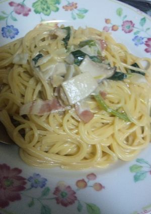 ﾌﾗｲﾊﾟﾝひとつで☆カルボナーラ-レシピのメイン写真