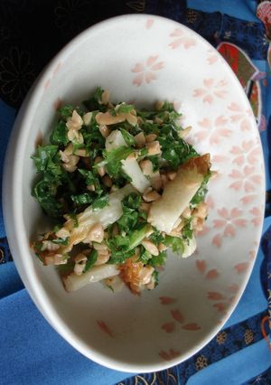 ちくわの納豆とわさび菜和え-レシピのメイン写真