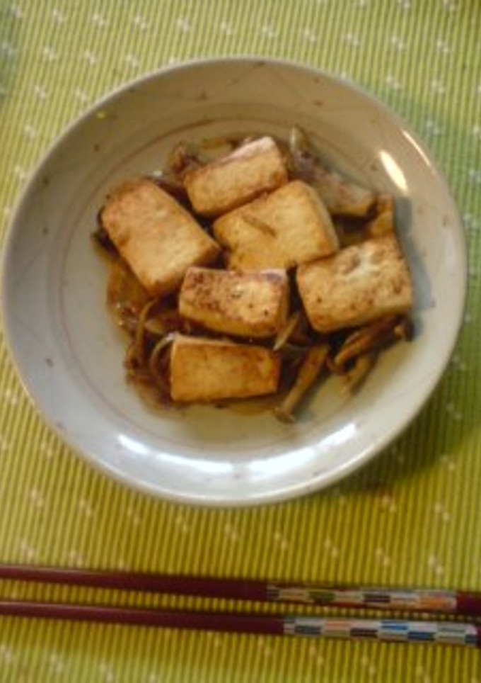 豆腐とシメジの生姜焼き-レシピのメイン写真