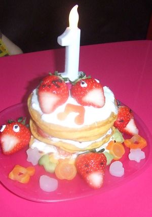 むーのお誕生日ケーキ♪-レシピのメイン写真