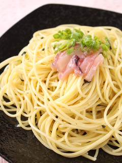 超簡単!いかの麹漬けと梅茶漬けのパスタ✿-レシピのメイン写真