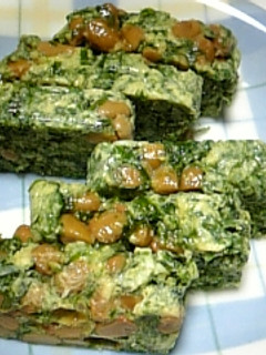 ★あおさ海苔･納豆入り玉子焼★-レシピのメイン写真