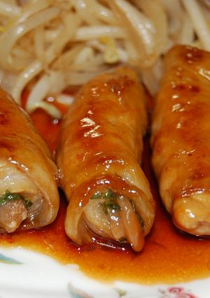 豚の梅しそ巻きのてり焼き-レシピのメイン写真