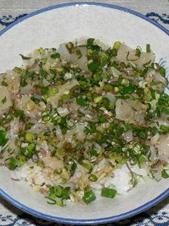 香味野菜たっぷりの帆立貝柱丼-レシピのメイン写真