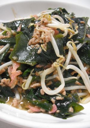もやしとわかめの中華炒め-レシピのメイン写真