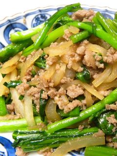 つぼみ菜と大根の炒め物-レシピのメイン写真