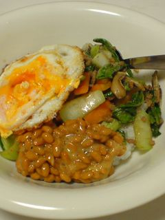 ♪納豆ロコモコ♪-レシピのメイン写真