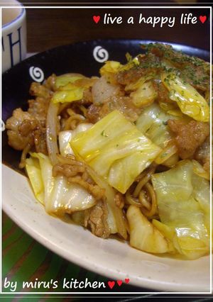 べチャッとならないカレー焼そば｡☆+｡ﾟ-レシピのメイン写真