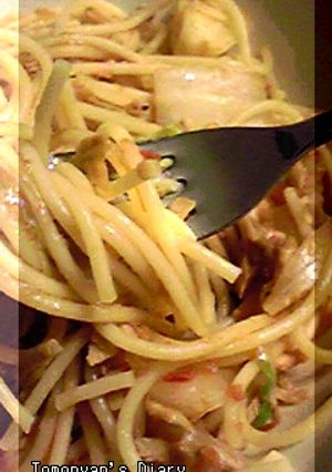 白菜とツナのさっぱりトマトパスタ-レシピのメイン写真