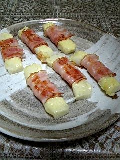 餅☆チーズのベーコン巻き-レシピのメイン写真