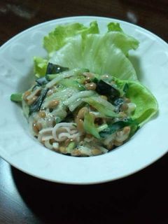マヨネーズDE納豆サラダ-レシピのメイン写真