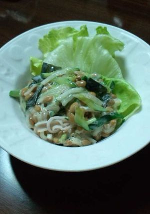 マヨネーズDE納豆サラダ-レシピのメイン写真