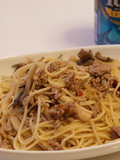 『きのこと豚ひき肉』めちゃうま和風パスタ-レシピのメイン写真